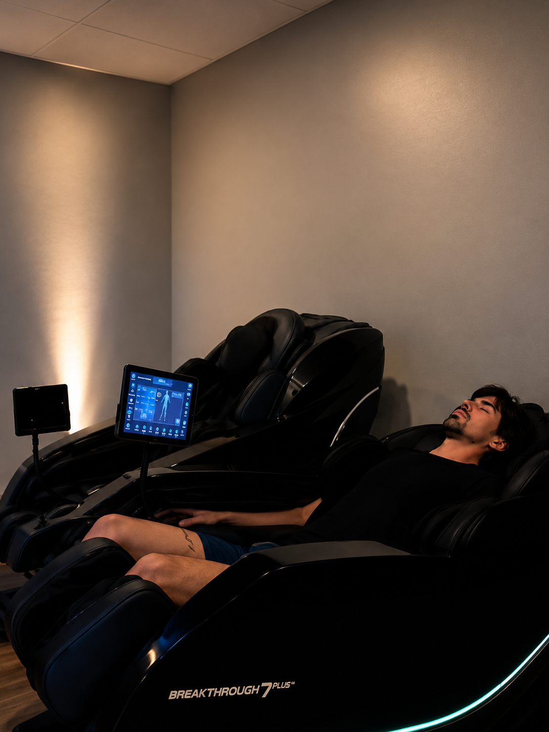 Medical Breakthrough massage chairs at Float G.O.A.T.S. in Bridgeville