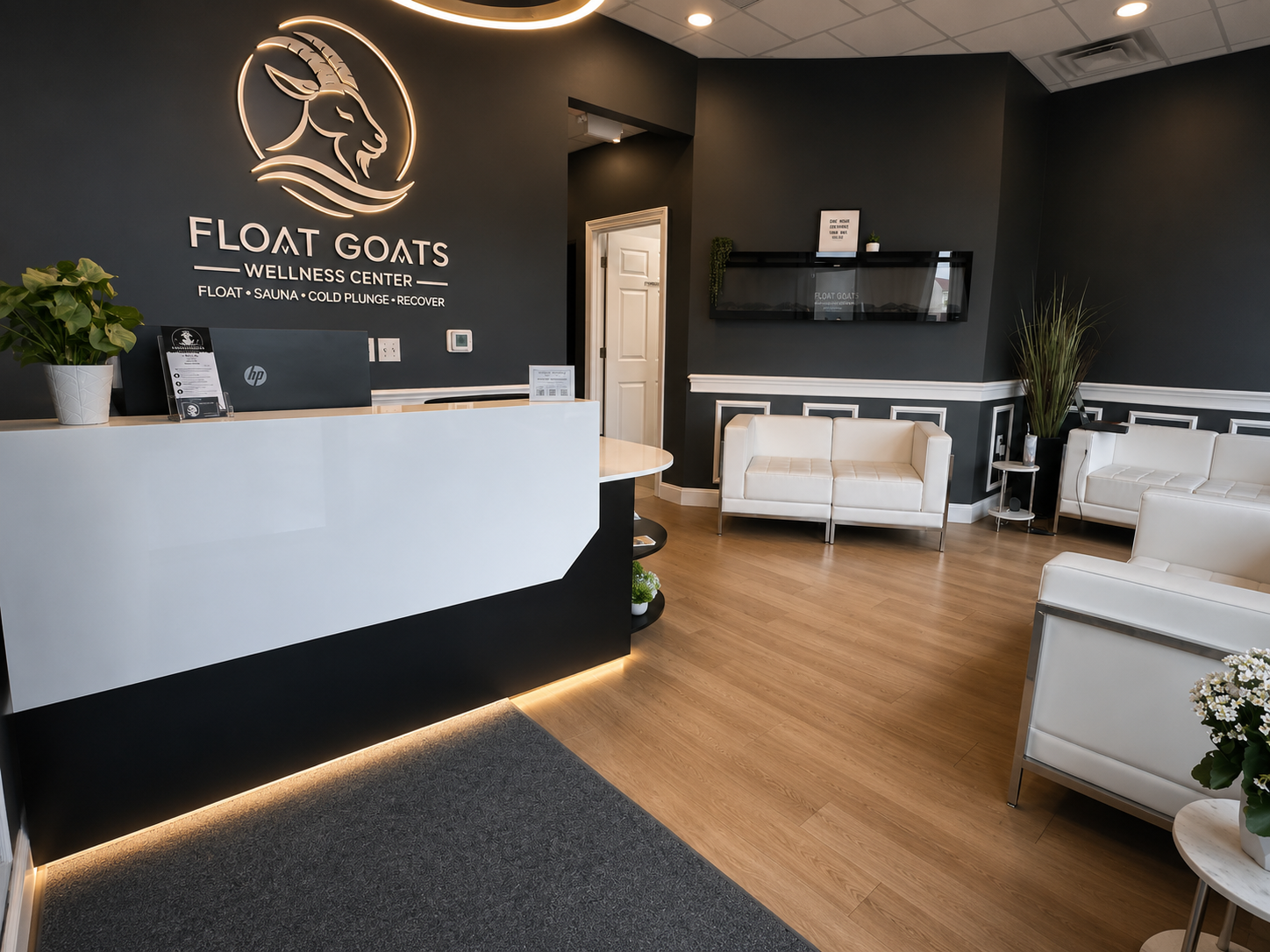 Private recovery suite at Float G.O.A.T.S. Recovery Club in Bridgeville, Pennsylvania